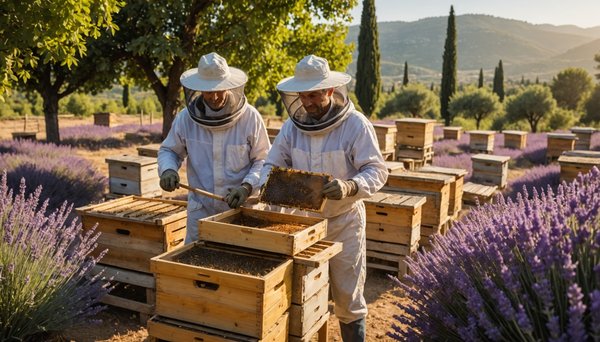 A la decouverte des miels mediterraneens des ruchers du luberon