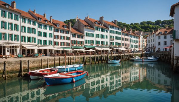 Le charme basque en bord de mer à saint jean de luz